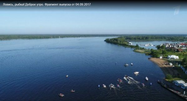 Сюжет Первого канала о Чемпионате мира по ловле спиннингом с лодок