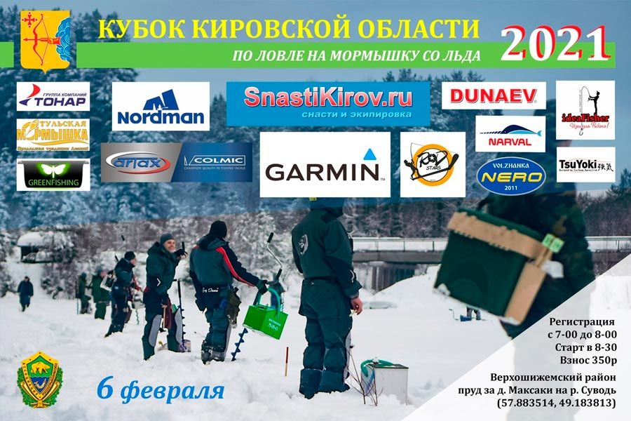Кубок Кировской области по ловле на мормышку со льда 6 февраля 2021г., Кировская обл., р. Суводь