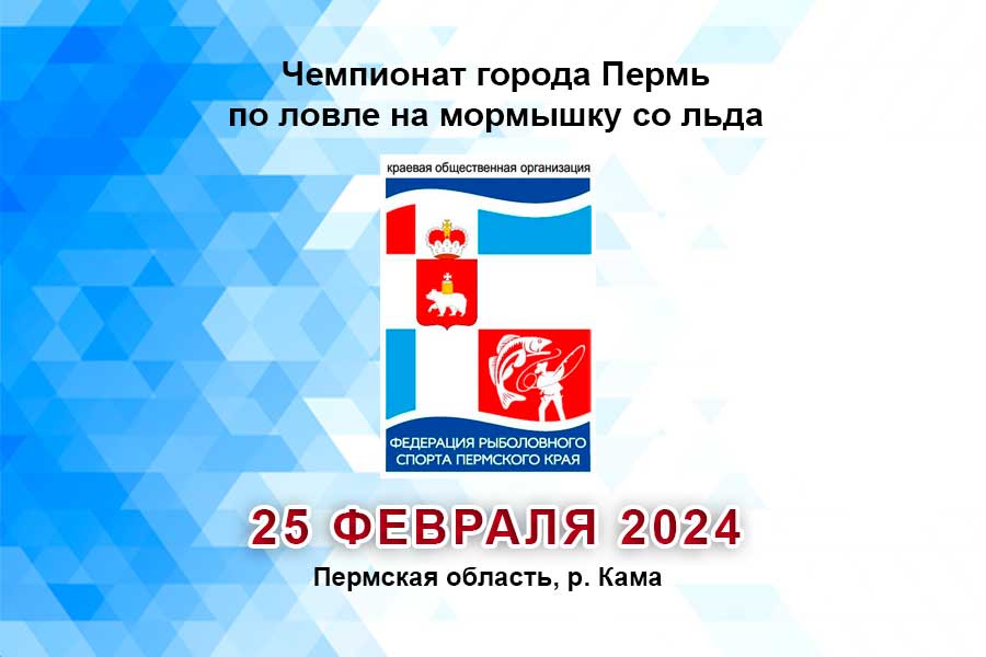 Чемпионат города Пермь по ловле на мормышку со льда 25 февраля 2024 г., Пермская область, р. Кама