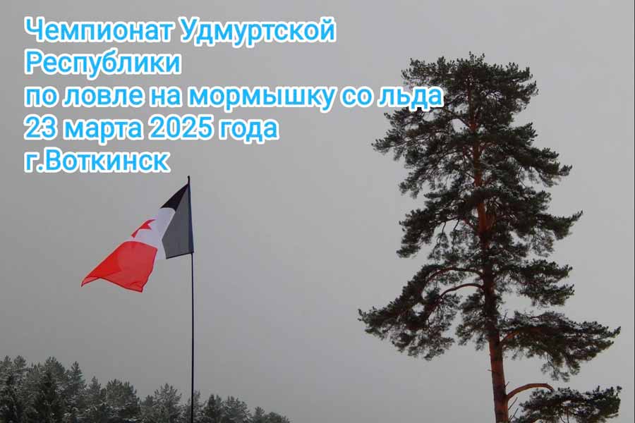 Чемпионат Удмуртской Республики по ловле на мормышку со льда 23 марта 2025 г., Удмуртская Республика, г. Воткинск