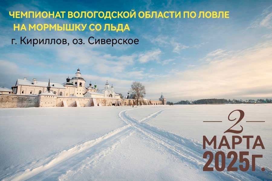 Чемпионат Вологодской области по ловле мормышку со льда 2 марта 2025 г., Вологодская область, Кирилловский район, г. Кириллов, оз. Сиверское