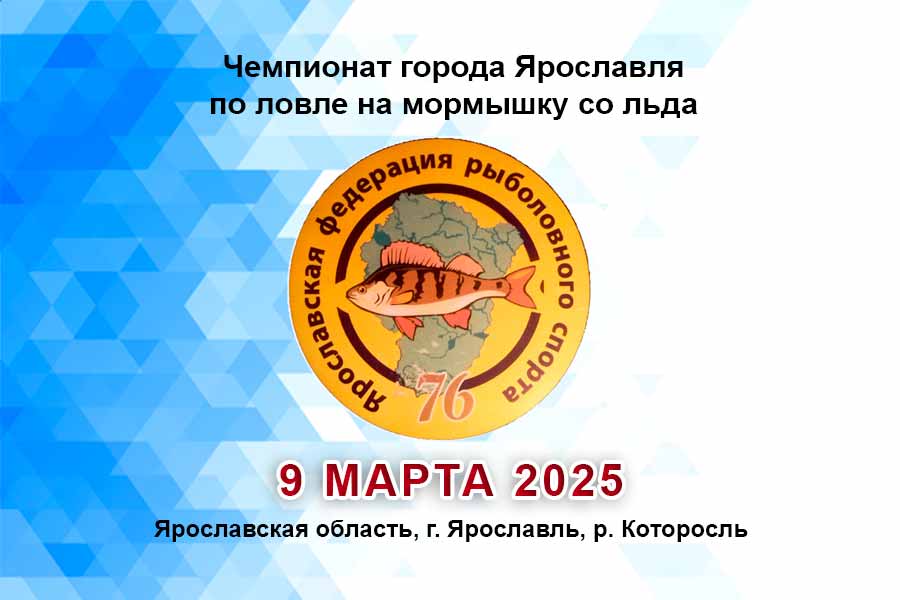 Чемпионат города Ярославля по ловле на мормышку со льда 9 марта 2025 г., Ярославская область, г. Ярославль, р. Которосль