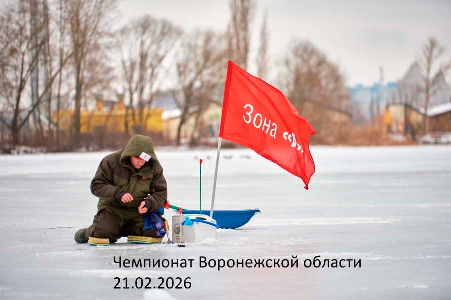 Чемпионат Воронежской области по ловле на мормышку со льда 21 февраля 2026 г., Воронежская область, г. Воронеж, Воронежское водохранилище